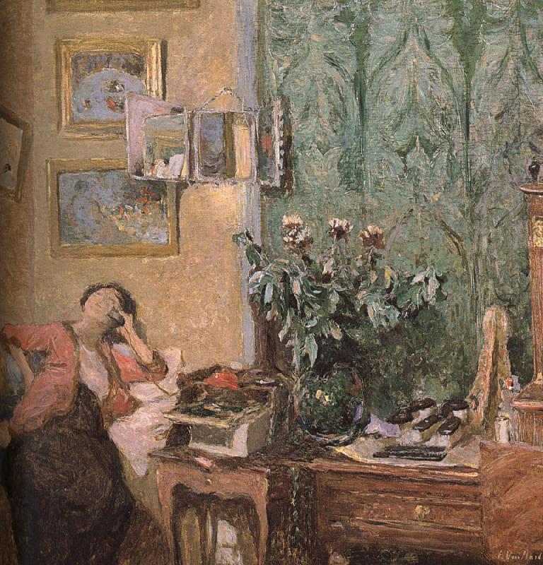 Edouard Vuillard Mrs. Black s call china oil painting image